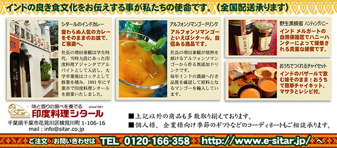 インド料理シタール